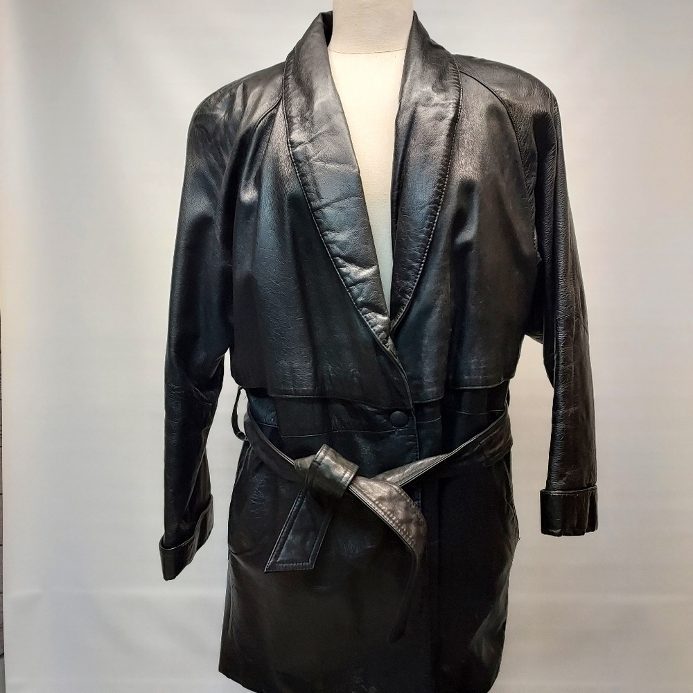 Vtg! Wilsons Leather Jacket Coat